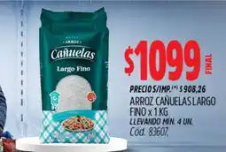 Supermercados Yaguar Cañuelas arroz largo fino oferta