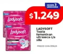 Supermayorista Vital Ladysoft toalla femenina ultraseca oferta