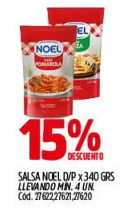 Supermercados Yaguar Noel salsa pomarola oferta