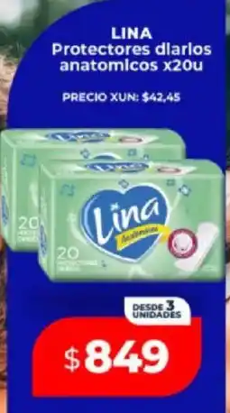 Supermayorista Vital Lina protectores diarlos anatomicos oferta