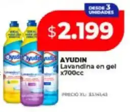 Supermayorista Vital Ayudin lavandina en gel oferta