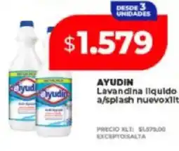 Supermayorista Vital Ayudin lavandina liquido a/splash nuevoxlit oferta