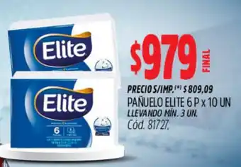 Supermercados Yaguar Elite pañuelo oferta