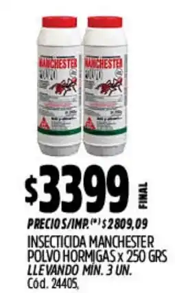 Supermercados Yaguar Manchester insecticida polvo hormigas oferta