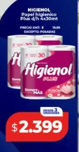 Supermayorista Vital Higienol papel higienico plus d/h oferta