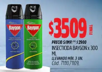 Supermercados Yaguar Baygon insecticida oferta