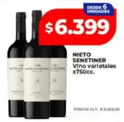 Supermayorista Vital Nieto senetiner vino varietales oferta
