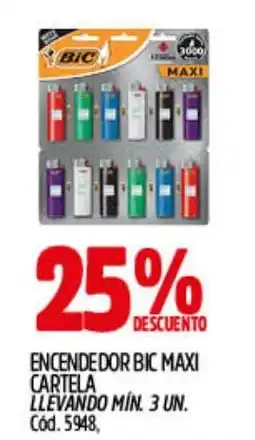 Supermercados Yaguar Bic encendedor maxi oferta