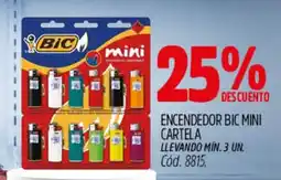 Supermercados Yaguar Bic encendedor mini oferta