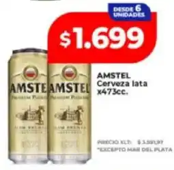 Supermayorista Vital Amstel cerveza lata oferta