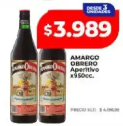 Supermayorista Vital Amargo obrero aperitivo oferta