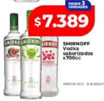 Supermayorista Vital Smirnoff vodka saborizados oferta