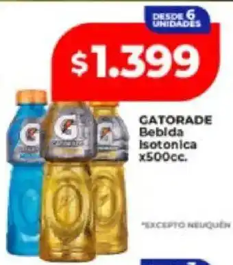 Supermayorista Vital Gatorade bebida isotonica oferta