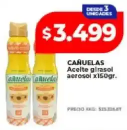 Supermayorista Vital Cañuelas aceite girasol aerosol oferta