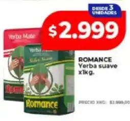 Supermayorista Vital Romance yerba suave oferta