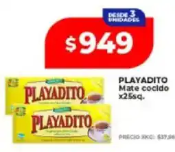 Supermayorista Vital Playadito mate cocido oferta