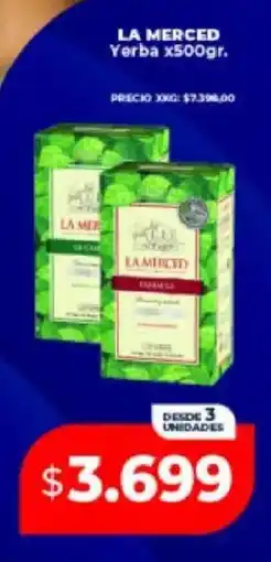 Supermayorista Vital La merced yerba oferta