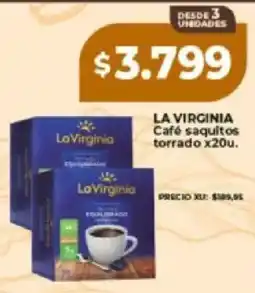 Supermayorista Vital La virginia café saquitos torrado oferta