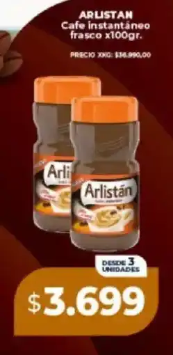 Supermayorista Vital Arlistán cafe instantáneo oferta