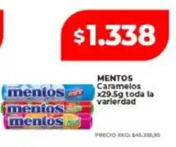Supermayorista Vital Mentos caramelos oferta