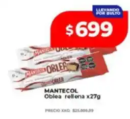 Supermayorista Vital Mantecol oblea rellena oferta
