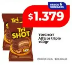 Supermayorista Vital Trishot alfajor triple oferta