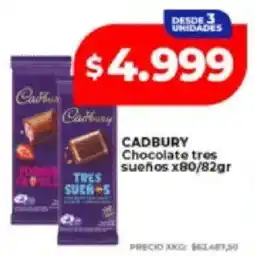 Supermayorista Vital Cadbury chocolate tres sueños oferta