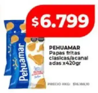 Supermayorista Vital Pehuamar papas fritas clasicas/acanaladas oferta