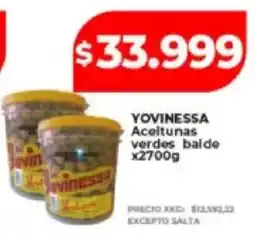 Supermayorista Vital Yovinessa aceltunas verdes balde oferta