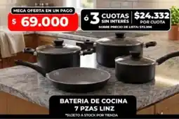 Supermayorista Vital Linz batería de cocina oferta