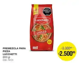 Atomo Conviene Lucchetti premezcla para pizza tipo casera oferta