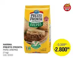 Atomo Conviene Arcor harina presto pronta para arepas oferta