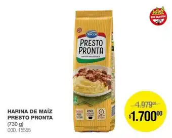 Atomo Conviene Arcor harina de maíz presto pronta oferta