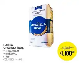 Atomo Conviene Graciela real harina de trigo 0000 integral oferta