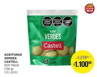 Castell aceitunas verdes