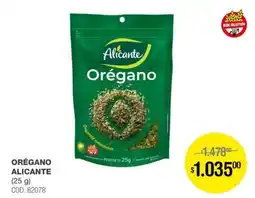 Atomo Conviene Alicante orégano oferta