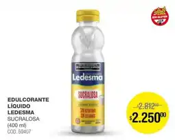 Atomo Conviene Ledesma edulcorante líquido sucralosa oferta