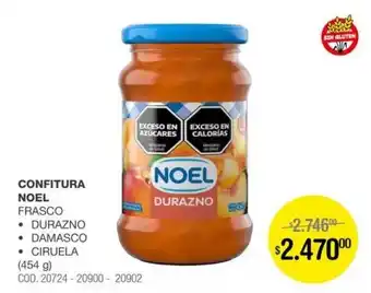 Noel confitura durazno