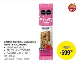 Atomo Conviene Frutty cachamai barra cereal celíacos oferta