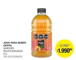 Atomo Conviene Cepita jugo para beber sabores seleccionados oferta