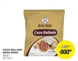 Atomo Conviene Reina mora coco rallado oferta