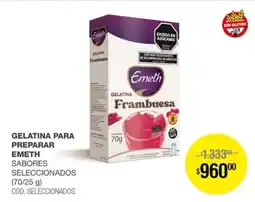 Atomo Conviene Emeth gelatina para preparar sabores seleccionados oferta