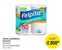 Atomo Conviene Felpita papel higiénico blanco oferta