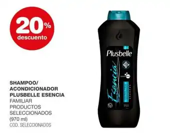Atomo Conviene Plusbelle shampoo acondicionador esencia oferta