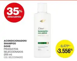 Atomo Conviene Dove acondicionador/shampoo oferta