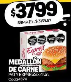 Diarco Medallón de carne cód:24594 oferta