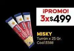 Diarco Misky - turrón x 25 gr. cód:13588 oferta