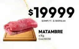 Diarco Matambre x kg. cod:18038 oferta