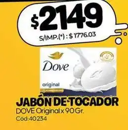 Dove - jabón de tocador cód:40234