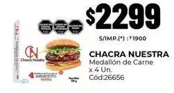 Diarco Chacra nuestra - medallón de carne cód:26656 oferta